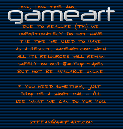 GameArt.com farewell message