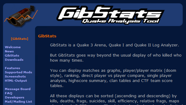 GibStats Tool Website