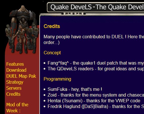 Quake DeveLS Website